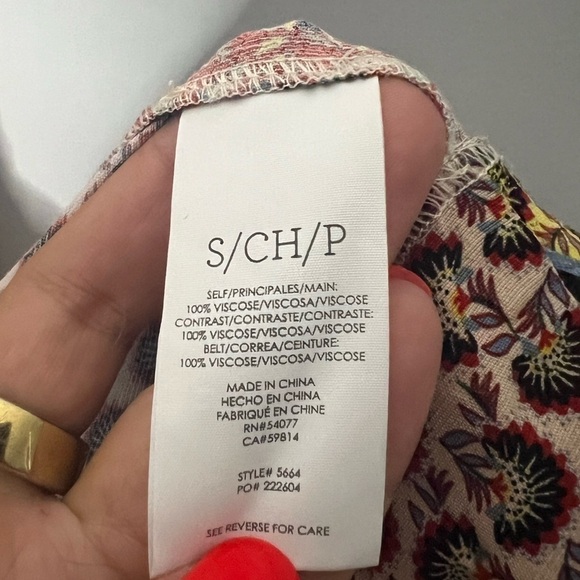 Cabi Poet Multicolor Long Wrap Jacket Duster Cardigan Small - Picture 9 of 9